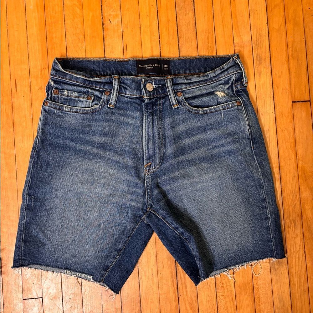 Abercrombie & Fitch Classic Blue Jean Shorts